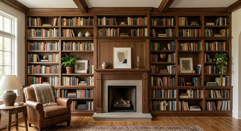 Fireplace Shelves Installation in Fairfax, VA