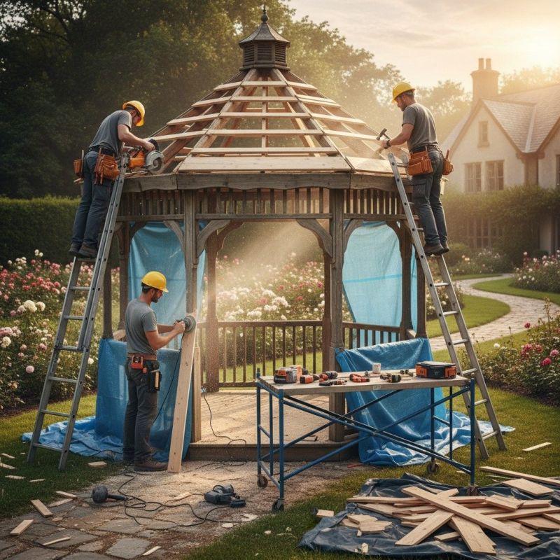 Gazebo Roof Repair in Conroe, TX