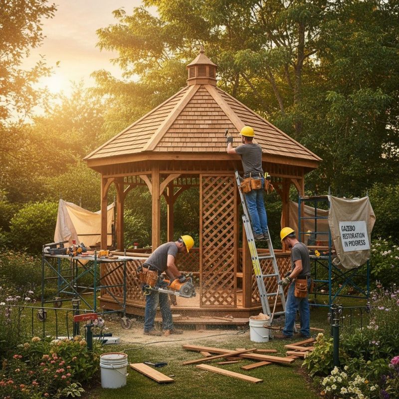 Gazebo Roof Repair in Alpharetta, GA