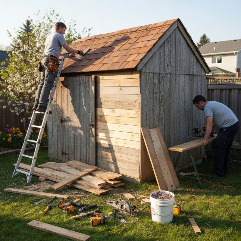 Wooden Carport Repair in Wilmington, NC